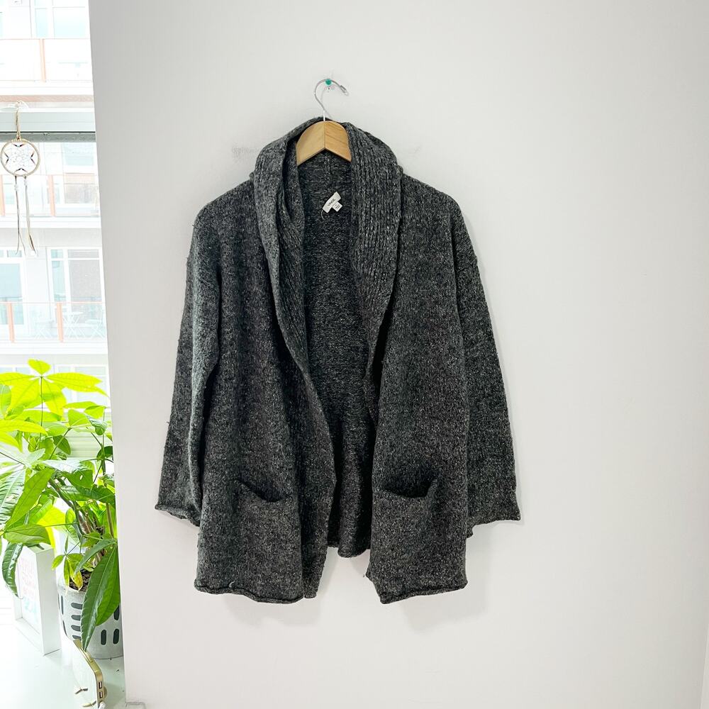 Vince Gray Wool Cardigan Sweater Size XS